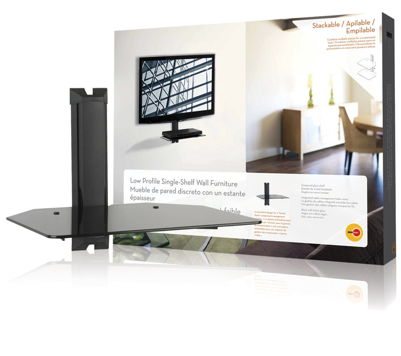 Plateau A/V noir jusqu'à 13,6 kg
