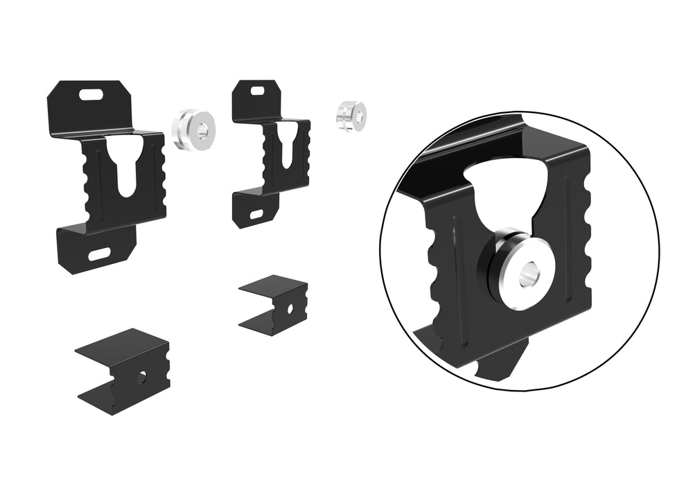 Support mural compact Wolff Mount pour TV jusqu'à 100 pouces et 50 kg