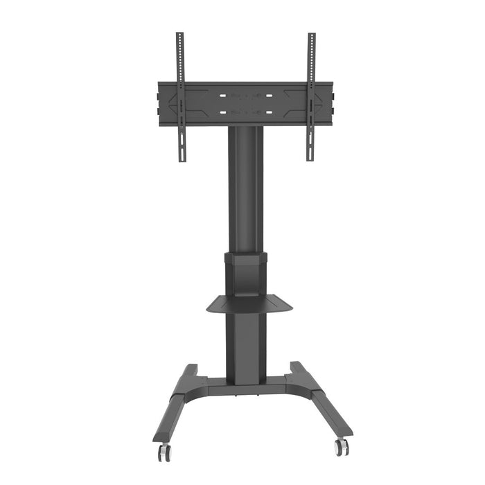 Support TV mobile Wolff jusqu'à 70 pouces | Universel | Hauteur réglable | Aluminium noir | VESA 800x600