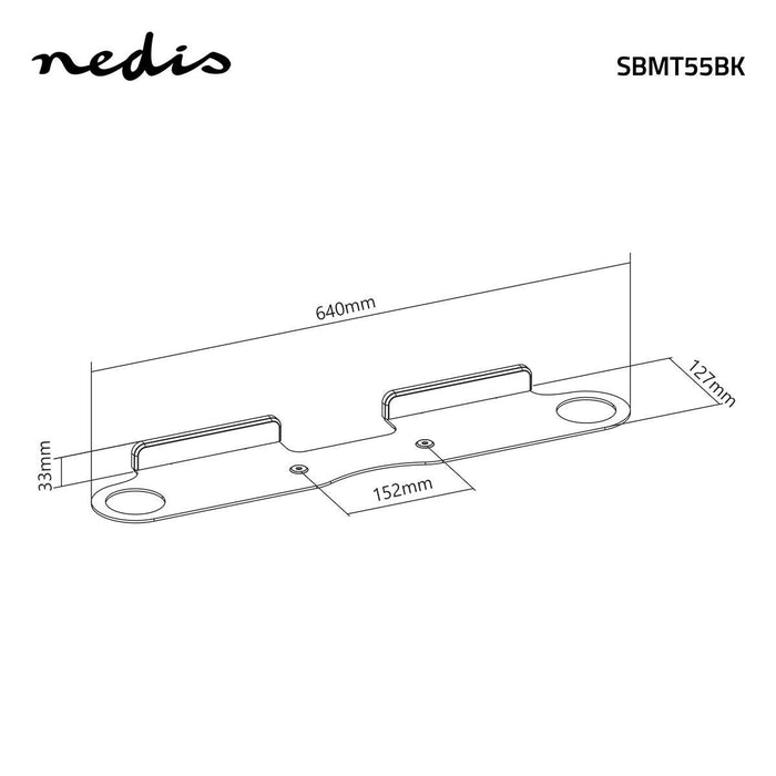 Support barre de son | Murale | Pour Sonos® Beam ? | Max. 5 kg