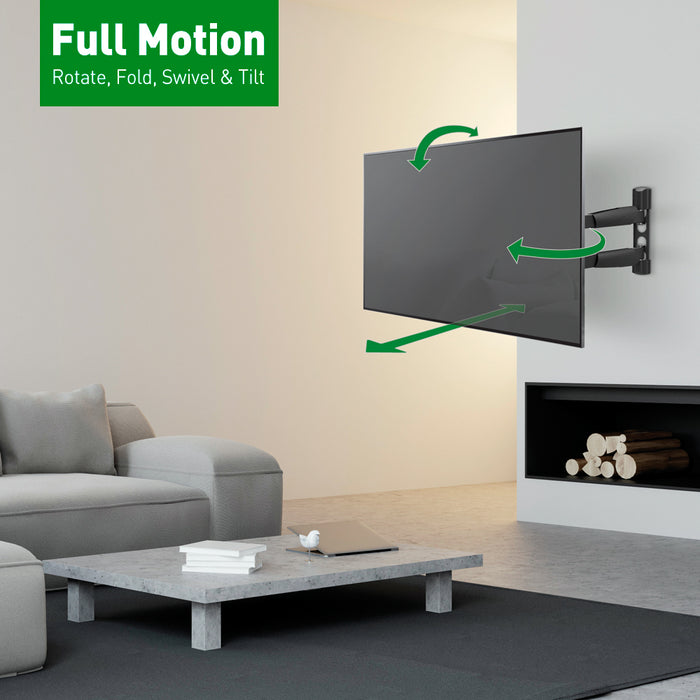 Support mural TV Barkan Super long | 13-65 pouces | Universel | VESA 400x400
