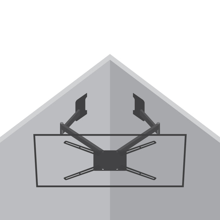 Supports Barkan Support TV énorme | 1 mètre du mur | 13-80 pouces