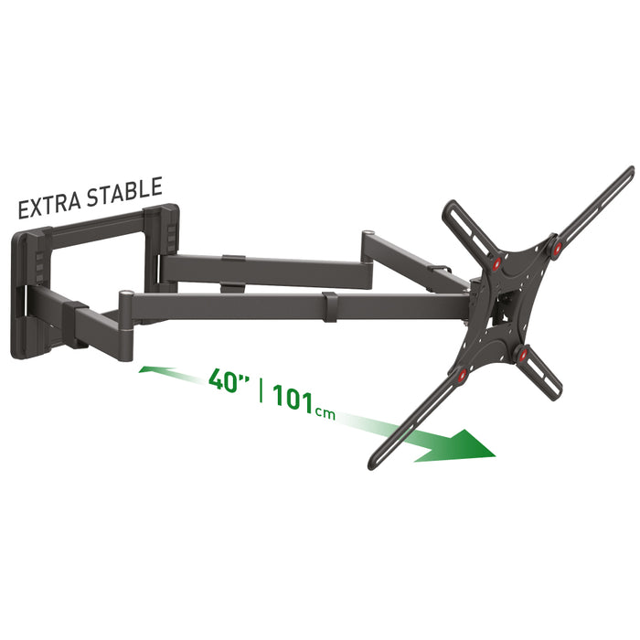 Supports Barkan Support TV énorme | 1 mètre du mur | 13-80 pouces