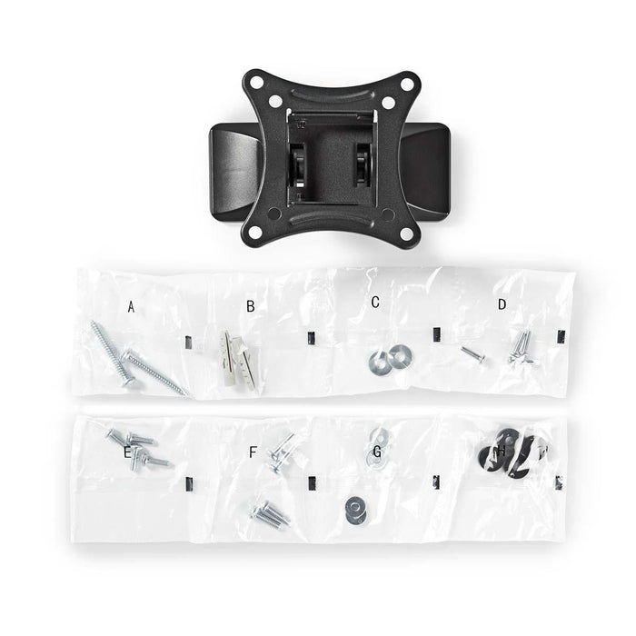 Support mural TV à mouvement complet | 13 - 27 pouces | Max. 15 kg | 1 point d'articulation