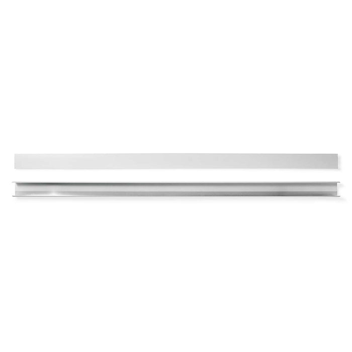 Goulotte câble 110cm x 6cm Aluminium blanc