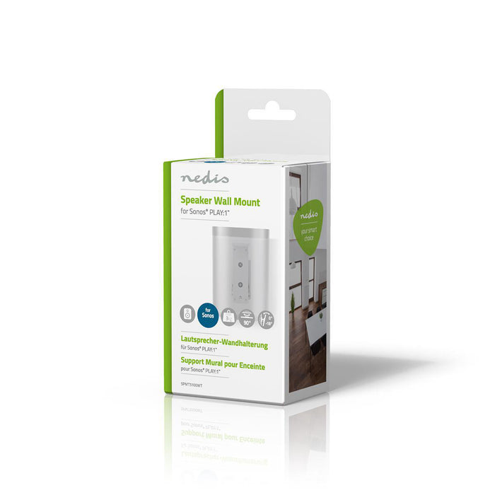Support mural pour enceintes | Pour Sonos® PLAY:1? | Inclinable et pivotant | Max. 3 kg