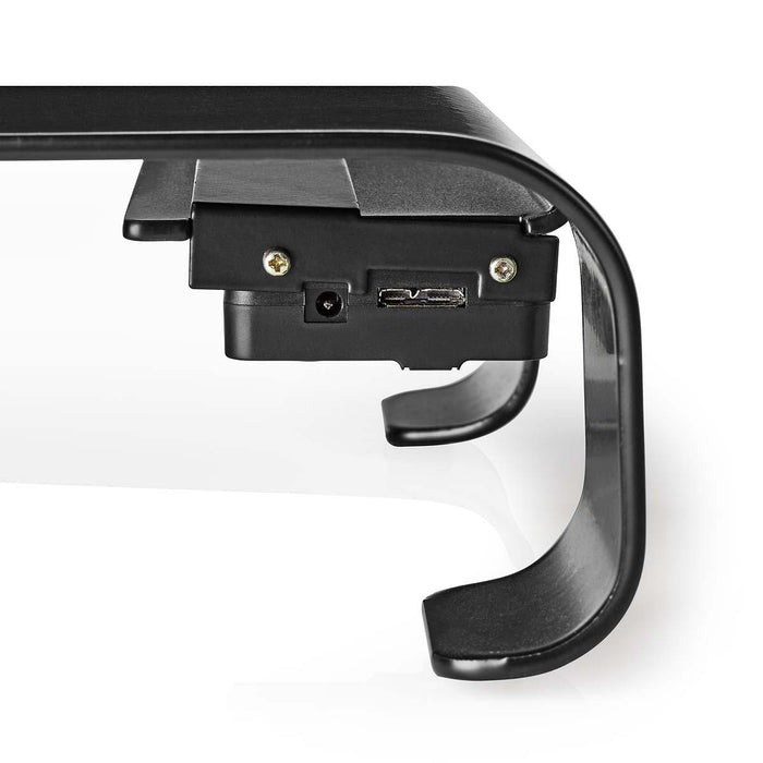Support multifonction ergonomique | Hub USB 3.0 | 4 ports | Noir