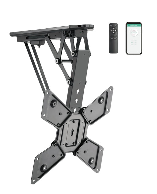 Elektrische plafondbeugel 32-55 inch TVB-106 APP uitgeklapt