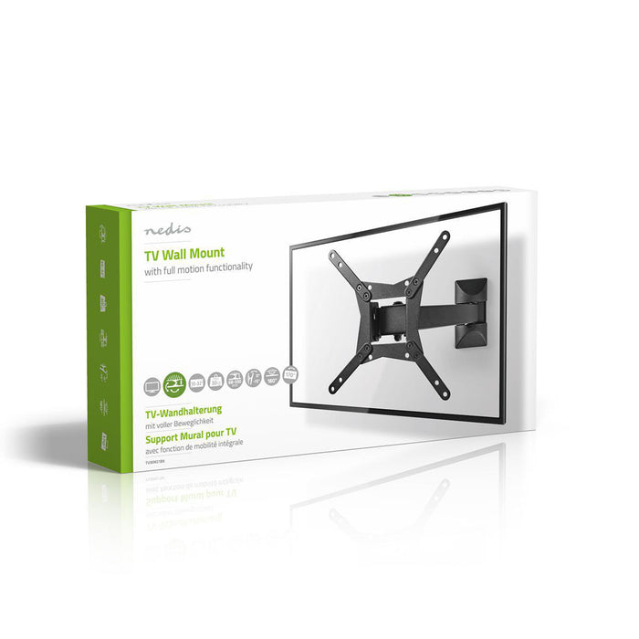 Support mural TV à mouvement complet | 10 - 32" | Max. 30 kg | 2 points d'articulation