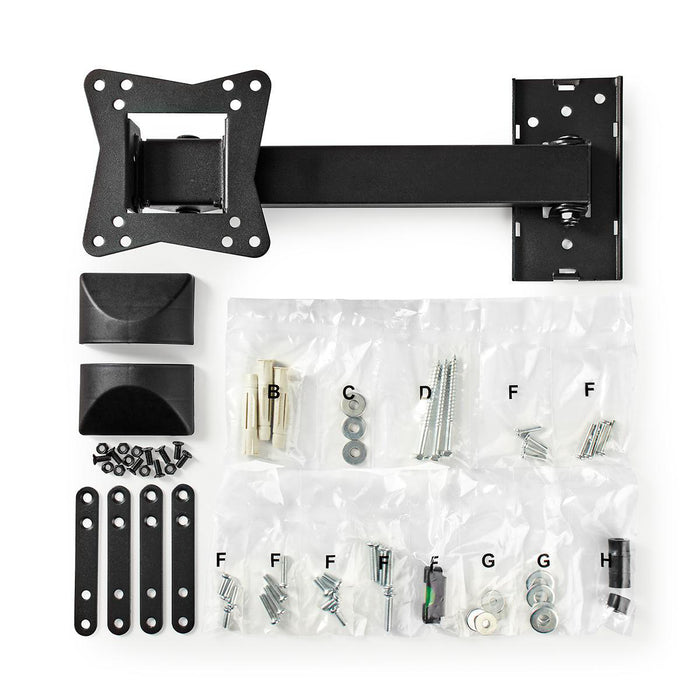 Support mural TV à mouvement complet | 10 - 32" | Max. 30 kg | 2 points d'articulation