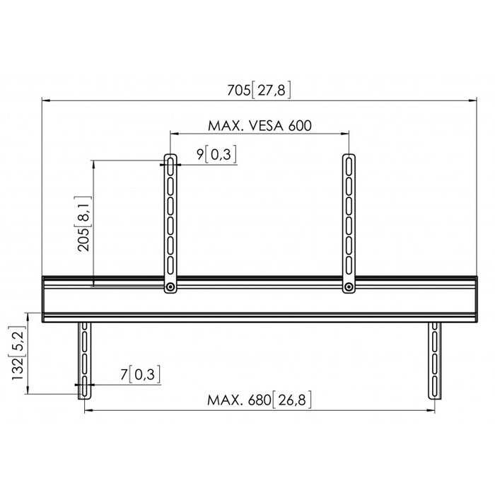 Support universel pour barre de son Vogel's SOUND 3450
