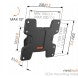 Vogels WALL 2115 support mural inclinable pour TV jusqu'à 37 pouces