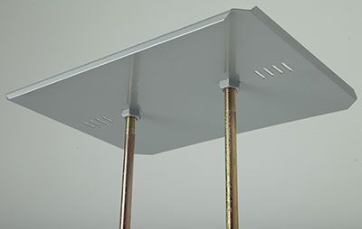 Support TV sur pied Wolff mobile | Jusqu'à 65 pouces | Argent | Hauteur réglable | Universel | VESA 600x400