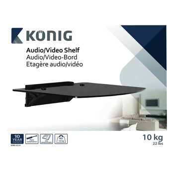 Planche audio/vidéo en verre trempé