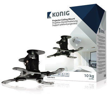 Support de plafond pour projecteur noir SOLDES