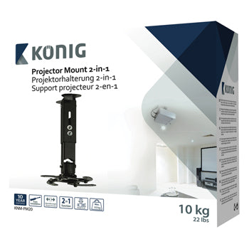 Support de projecteur 2-en-1 noir