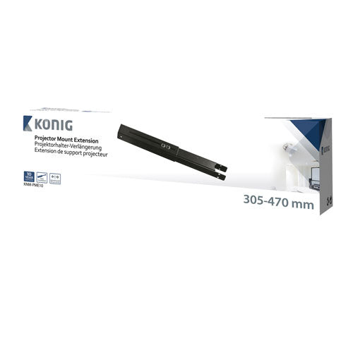 Support de projecteur rallonge 305-470 mm noir