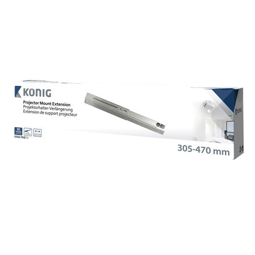 Prolongateur de support de projecteur 305-470 mm argenté