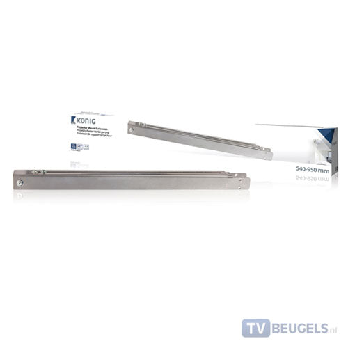 Support de projecteur rallonge 540-950 mm argenté