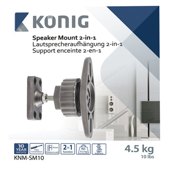 support de haut-parleur jusqu'à 4,5 kg