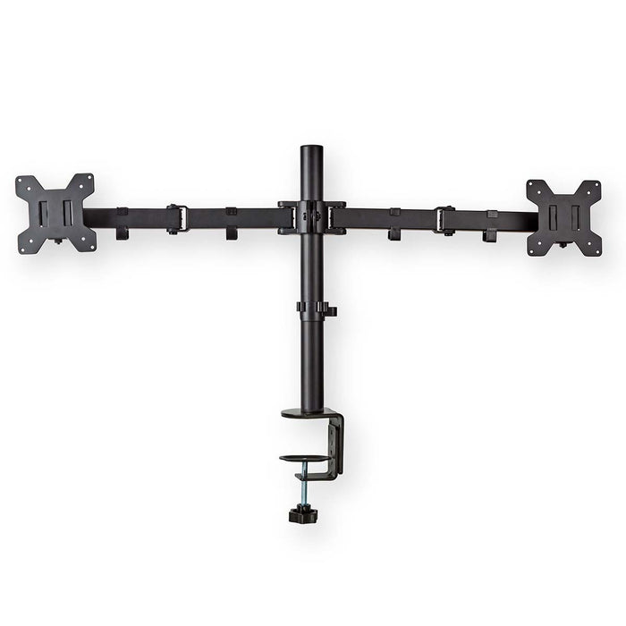 Support de moniteur ergonomique | Bras double pour moniteur | Pivotant et inclinable | Noir