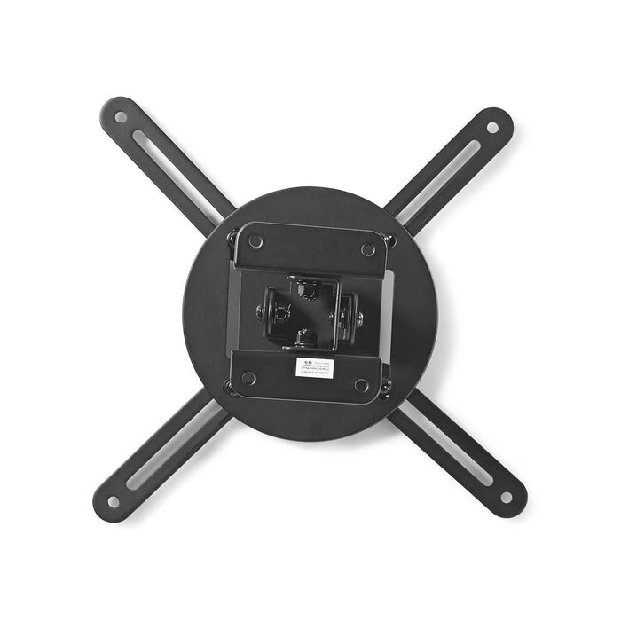 Support plafond pour projecteur | Rotation 360° | Max. 10 kg | Distance au plafond de 130 mm | Noir