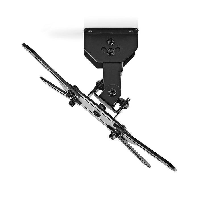 Support plafond pour projecteur | Rotation 360° | Max. 10 kg | Distance au plafond de 130 mm | Noir