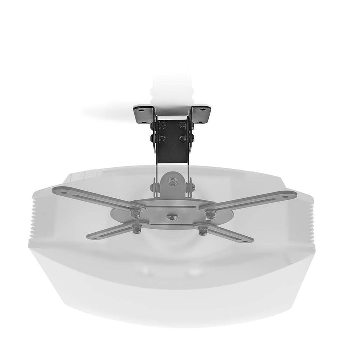 Support plafond pour projecteur | Rotation 360° | Max. 10 kg | Distance au plafond de 130 mm | Noir