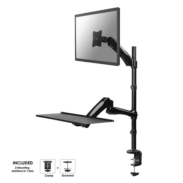 Neomounts FPMA-D500KEYB support de bureau pour poste de travail
