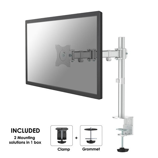 Neomounts NM-D135 argent Support de bureau 1 écran
