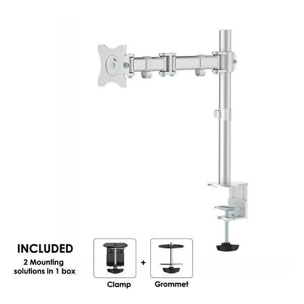 Neomounts NM-D135 argent Support de bureau 1 écran