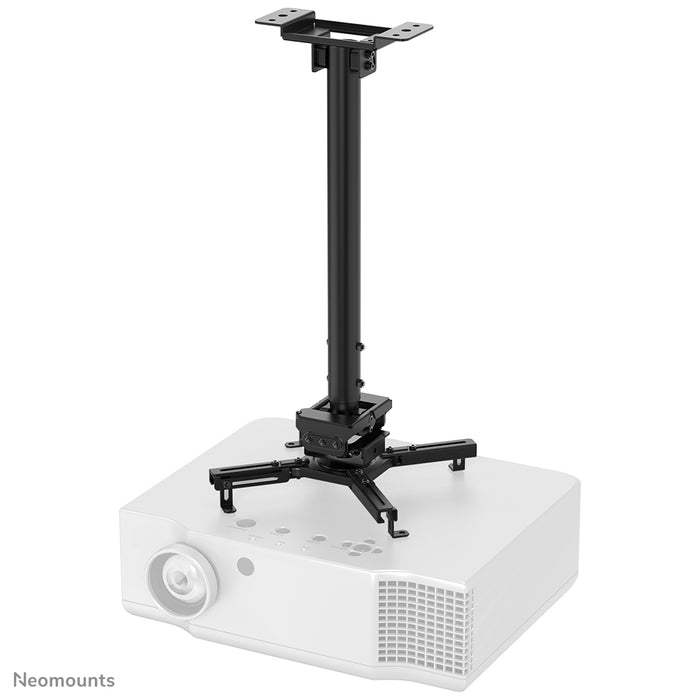 Neomounts CL25-540BL1 support universel de plafond pour projecteur, hauteur réglable (60,5-90,5 cm) - Noir