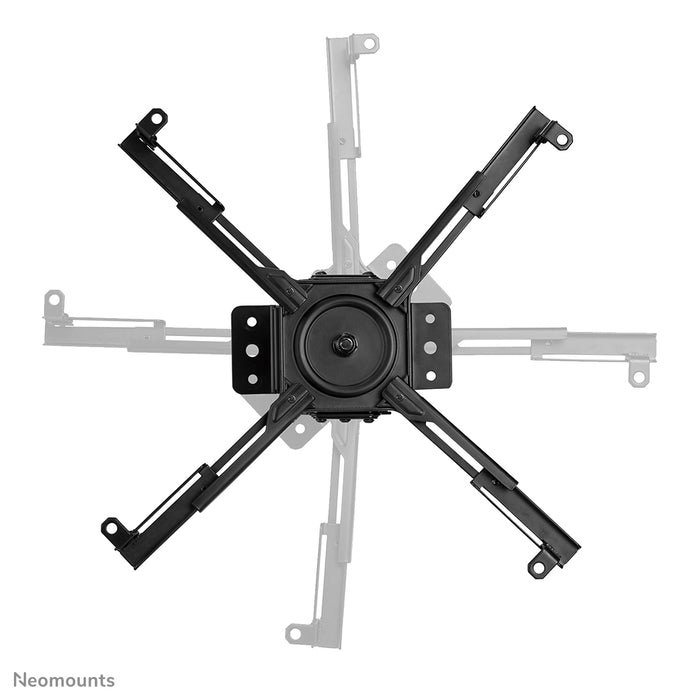 Neomounts CL25-540BL1 support universel de plafond pour projecteur, hauteur réglable (60,5-90,5 cm) - Noir