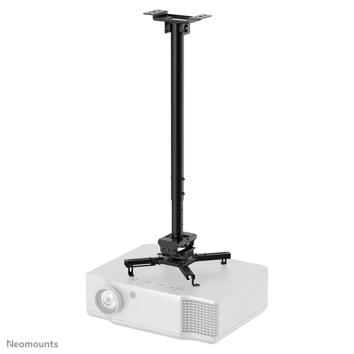 Neomounts CL25-550BL1 support universel de plafond pour projecteur, hauteur réglable (74,5-114,5 cm) - Noir