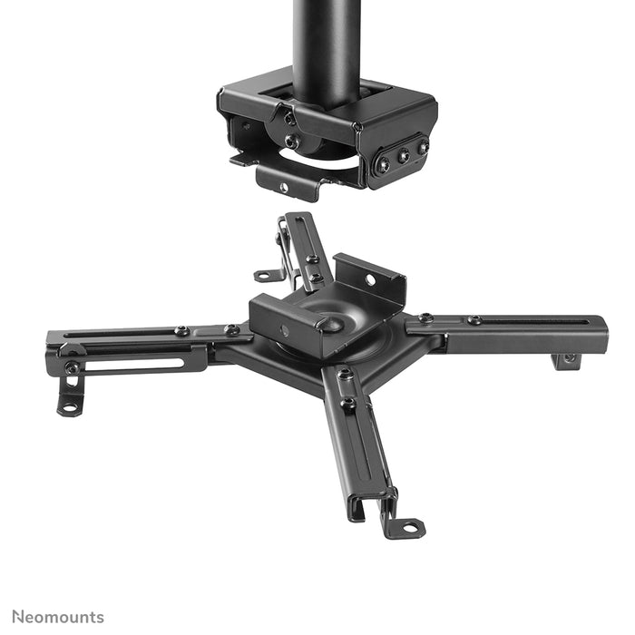 Neomounts CL25-550BL1 support universel de plafond pour projecteur, hauteur réglable (74,5-114,5 cm) - Noir