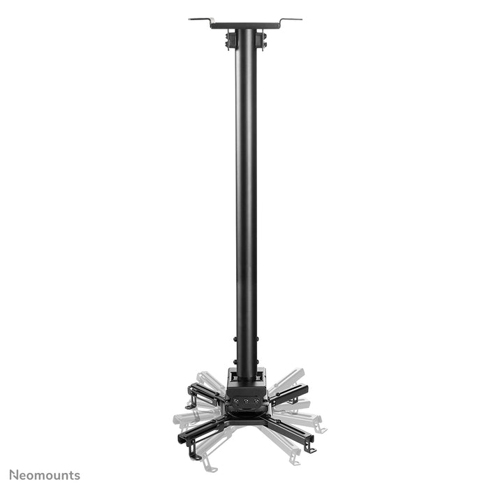 Neomounts CL25-550BL1 support universel de plafond pour projecteur, hauteur réglable (74,5-114,5 cm) - Noir