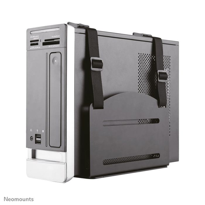 Neomounts CPU-W100 noir est un support qui vous permet de fixer un PC ou un client léger à un mur.