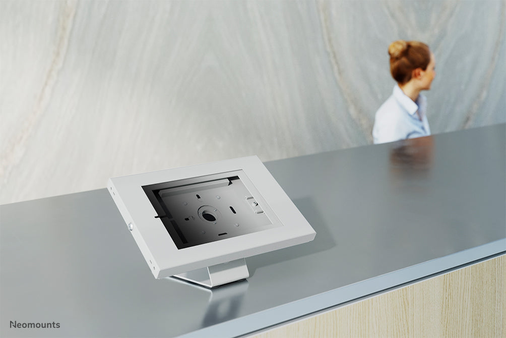 Neomounts DS15-630WH1 support rotatif pour tablette de bureau/mural pour tablettes de 9,7 à 11 pouces - Blanc