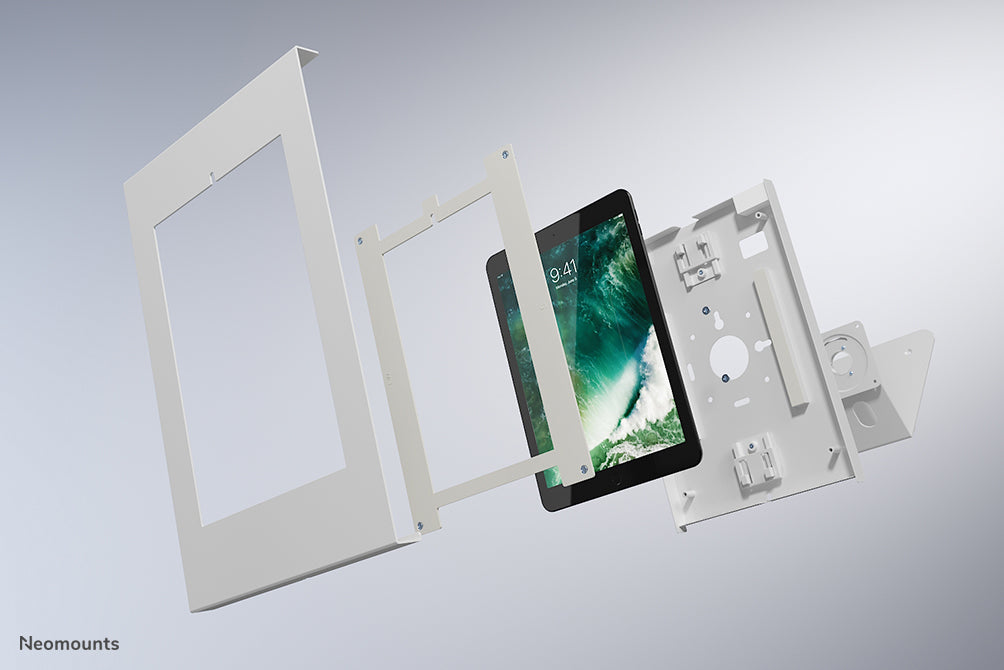Neomounts DS15-630WH1 support rotatif pour tablette de bureau/mural pour tablettes de 9,7 à 11 pouces - Blanc