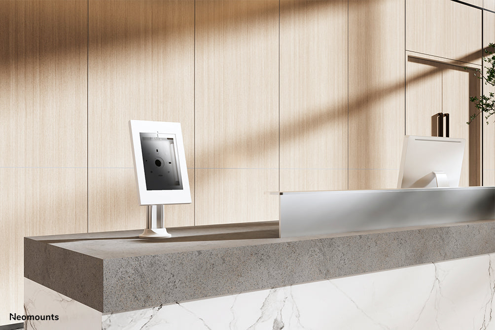 Neomounts DS15-640WH1 support de tablette rotatif pour plateau de table pour tablettes de 9,7 à 11 pouces - Blanc