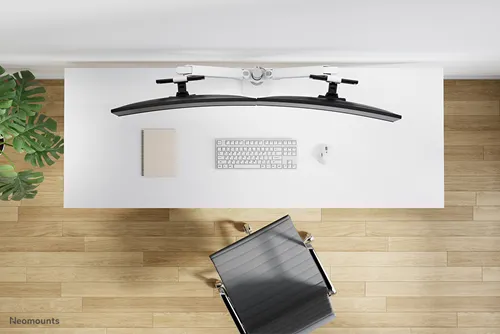 Neomounts DS65S-950WH2 Bras de moniteur – Support Full Motion élégant pour 24-34 pouces