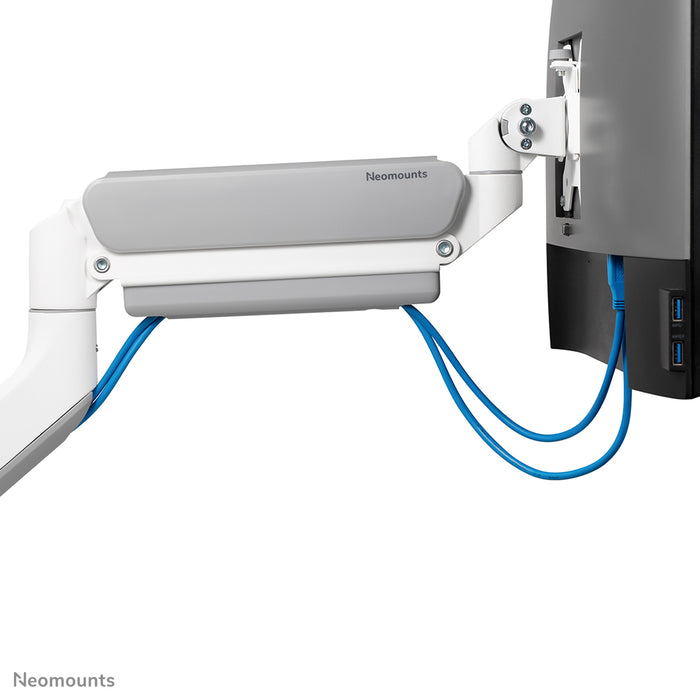 Support de bureau Neomounts DS70-450WH1 à mouvement complet pour écrans de 17 à 42 pouces - Blanc