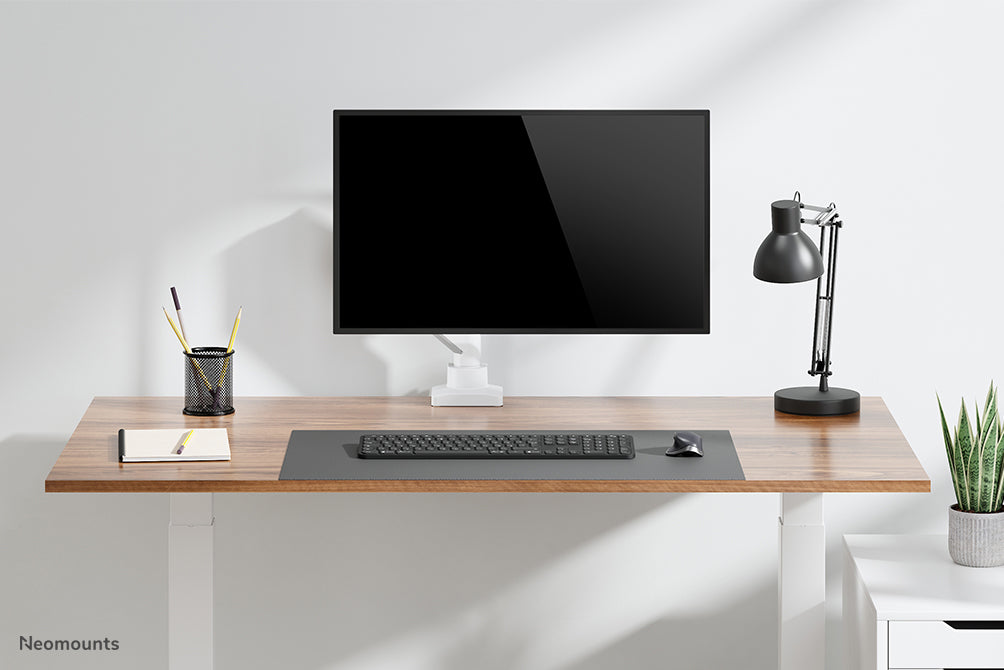 Support de bureau Neomounts DS70-450WH1 à mouvement complet pour écrans de 17 à 42 pouces - Blanc
