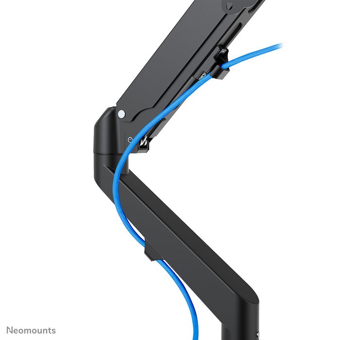 Support de bureau Neomounts DS70-700BL1 à mouvement complet pour écrans de 17 à 27 pouces - Noir