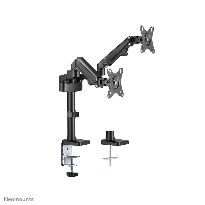 Support de bureau Neomounts DS70-750BL2 à mouvement complet pour écrans de 17 à 27 pouces - Noir