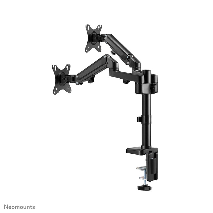 Support de bureau Neomounts DS70-750BL2 à mouvement complet pour écrans de 17 à 27 pouces - Noir