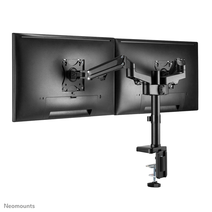 Support de bureau Neomounts DS70-750BL2 à mouvement complet pour écrans de 17 à 27 pouces - Noir