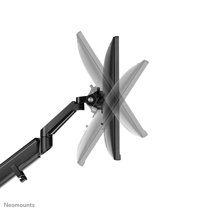 Support de bureau Neomounts DS70-810BL1 à mouvement complet pour écrans de 17 à 32 pouces - Noir