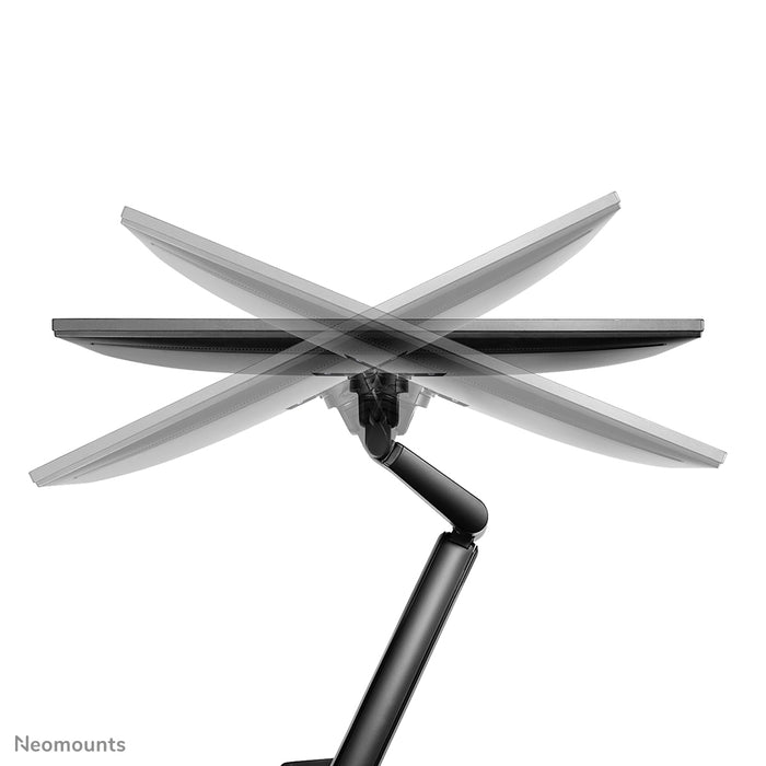 Support de bureau Neomounts DS70-810BL1 à mouvement complet pour écrans de 17 à 32 pouces - Noir