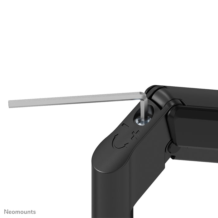 Support de bureau Neomounts DS70-810BL2 à mouvement complet pour écrans de 17 à 32 pouces - Noir